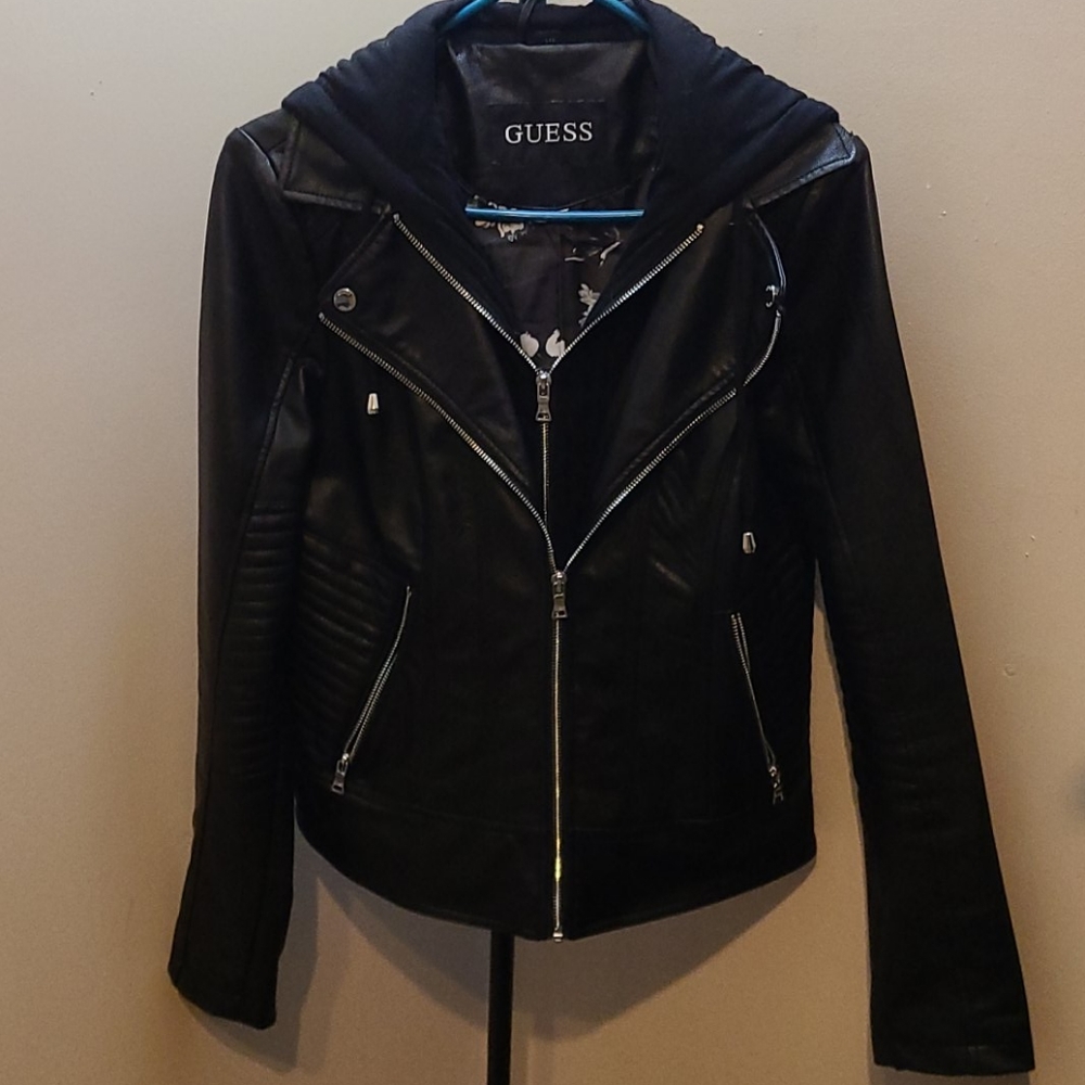 Faux leather jacket